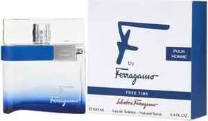 F by Ferragamo Free Time Pour Homme Eau de Toilette 3.4 oz / 100 ml for Men F by Ferragamo Free Time Pour Homme Eau de Toilette 3.4 oz / 100 ml for Men