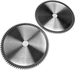 8" Diameter 80-Teeth Carbide Tip Blades- Weed Eater, Brush Cutter, Lawn Trimmer Accessory- 2-Pack