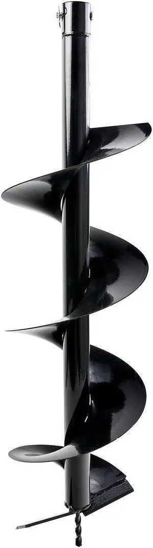 Auger Post Hole Digger Bits 8" x 32" Deep Professional Fence Holes 3/4" Shaft - Perfect for Quickly Digging Holes to Install Fence Posts, Decks, Planting Trees, Shrubs, Ice Fishing, and More!