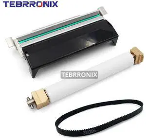 P1058930-009 Printhead + Roller + Belt for Ze bra ZT410 ZT411 203dpi Thermal Bar code Label Printer