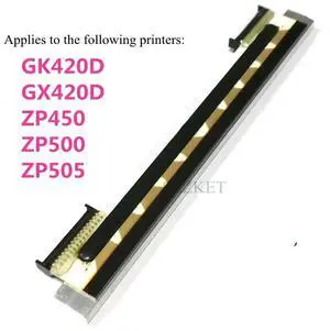 New Bar code print head Thermal PrintHead Printer Print Head for Ze bra ZP450 ZP550 ZP500 ZP505 GX420 GK420 GX420D GK420D ZP420d