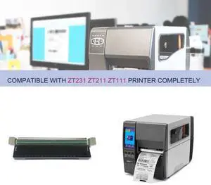 New Thermal Print Head For Ze bra ZT231 ZT211 ZT111 Thermal Bar code Label Printer P1123335-057 300DPI