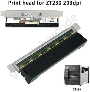 New 203dpi original ZT230 Print head, P1037974-010 For Ze bra ZT210 ZT220 ZT230 Bar code Thermal Printhead