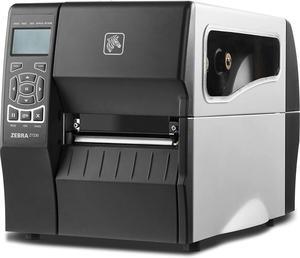 Ze bra ZT230 300 dpi ZT23043-T01200FZ Thermal Transfer and Direct Thermal Industrial Label Printer - Ethernet, Serial and USB Connectivity - 4" Print Width, 6 IPS, Monochrome