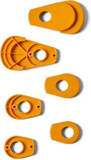 Ze bra-Media Core Adapters Compatible with 1.5 Inch, 2 Inch or by 3 Inch Diameter Media Cores Providing 3 Sets of 2 Adapters for Versatile Use P1079903-033
