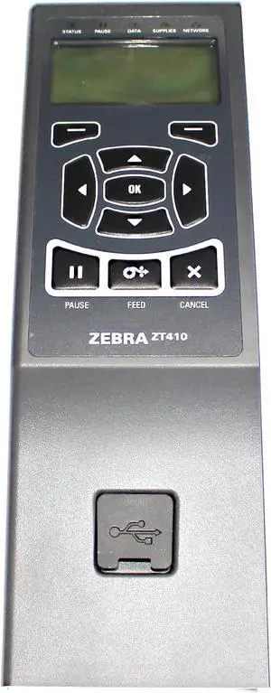 P1058930-001 Monochrome Control Panel for Ze bra ZT410 Thermal Label Printer 203dpi 300dpi 600dpi