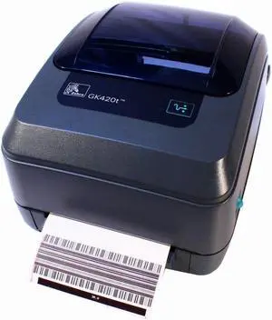 Ze bra GK420t GK42-100110-000 Thermal Bar code Label Tag Printer Serial USB 203DPI