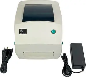 Ze bra TLP 2844 2844-10300-0031 Thermal Transfer Label Printer USB with AC Adapter
