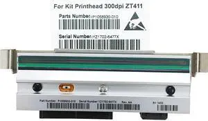 Printhead for Ze bra ZT411 300dpi Thermal Label Printer, Replacement for P1058930-010