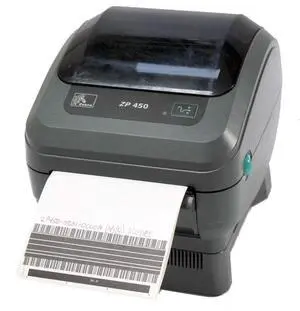 Ze bra ZP 450 ZP450-0201-0000A Direct Thermal Bar code Label Printer Network USB Peeler 203dpi