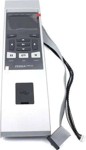 P1083320-001 Front Standard Control Panel for Ze bra ZT610 ZT610R Thermal Bar code Label Printer 203dpi 300dpi 600dpi