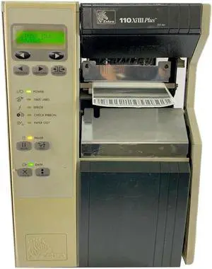 Ze bra 110Xi III Plus 112-741-00000 Bar code Label Tag Thermal Printer 200DPI