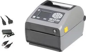 ZTech Ze bra ZD620 Bar code and Shipping Label Printer, Direct Thermal, USB  Ethernet  WiFi - Bluetooth Interfaces, 4 Inch, Power Supply Included