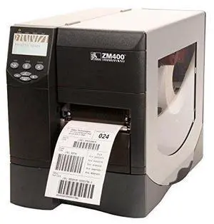 Ze bra ZM400 ZM400-2001-0000T Monochrome Direct Thermal/Thermal Transfer Desktop Label Printer, 203 DPI, 4.09" Print Width, 10 in/sec Print Speed