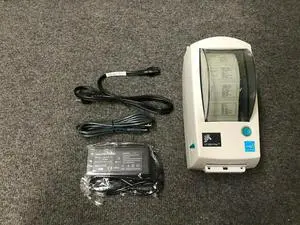 #S6B Ze bra LP 2824 Plus 282P-201510-000 Ethernet Printer W/Adapter & Cables
