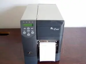 Ze bra Z4M Printer Z4M00-0001-0000 W/Test Print