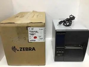 Ze bra ZT23142-T01000FZ, ZT231 Upgraded Version of ZT230 Thermal Transfer Industrial Printer, 203 dpi Print Width 4 in Ethernet Bluetooth Serial USB, Includes: Touch Display, Tear Bar