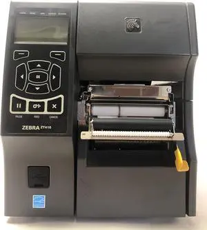 Ze bra Technologies ZT41043-T310000Z Series ZT410 4" DT/TT Tabletop Printer, 300 dpi Resolution, Tear Bar, Power Cord with US Plug, USB 2.0/RS-232 Serial/10/100 Ethernet, Bluetooth 2.1, EZPL