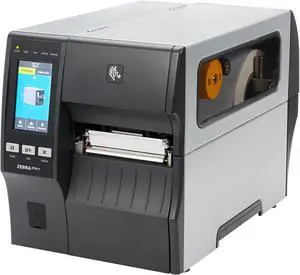 Ze bra ZT411 300 dpi Thermal Transfer and Direct Thermal Industrial Printer - Ethernet, Bluetooth, Serial and USB Connectivity, 14 IPS, 4-inch Print Width, Monochrome Label - ZT41143-T010000Z