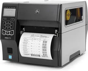 Ze bra ZT42063-T010000Z ZT420 Industrial Thermal Transfer Table Top Printer, 300 DPI, Monochrome, With 10/100 Ethernet, Bluetooth 2.1, USB Host