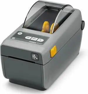Genuine ZE BRA ZD410D Direct Thermal Desktop Printer - USB and USB Host, Modular Connectivity - 2.2-Inch Max Print Width, 203 DPI, 6 IPS, Monochrome Label Printer, Grey - ZD41022-D01000EZ