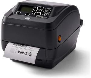 Ze bra ZD500t Thermal Transfer Desktop Printer 203 dpi Print Width 4 in Ethernet Parallel Serial USB ZD50042-T01200FZ