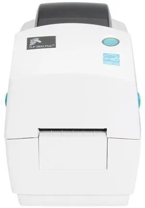 ze bra- tlp2824 plus thermal transfer desktop printer for labels, receipts, bar codes, tags, and wrist bands - print width of 2 in - serial and usb port connectivity 282P-101110-000
