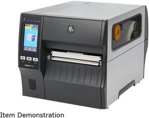 Ze bra ZT421 Industrial Printer ZT421 Industrial Bar code printer, 6" Print width, 203 dpi Print Resolution, US Cord, Serial, USB, 10/100 Ethernet, Bluetooth 4.1/MFi, USB Host, Cutter with Catch Tray