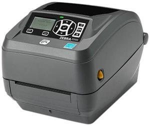Ze bra ZD500 4" Desktop Thermal Transfer Label Printer, 203 dpi, USB, Serial, Centronics Parallel, Ethernet 802.11abgn & Bluetooth, Cutter - ZD50042-T21A00FZ