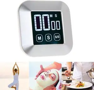 0-99 Minutes LCD Digital Touch Screen Timer Backlight Cooking Tools Digital Timer Kitchen Gadgets Cooking Tools With Alarm Clock