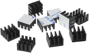 10pcs Computer Cooler Radiator Aluminum Heatsink Heat sink for Electronic Chip Heat dissipation Cooling Pads 14*14*8mm June