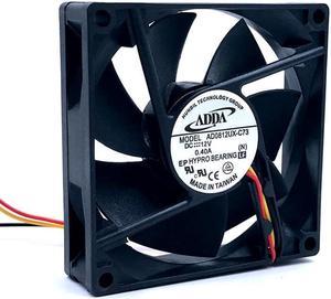 new FOR ADDA AD0812UX-C73 80*80*20mm DC12V 0.40A server inverter case cooling fan