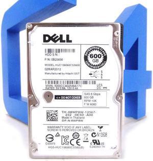 Dell 8WP8W 600 GB Hard Drive - 2.5" Internal - SAS (6Gb/s SAS)