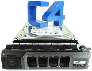 DELL Nwccg  6Tb 7200Rpm Near Line Sas12Gbits 3.5Inch Form Factor Hard Disk Drive With Tray For Poweredge Server.