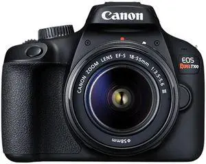 Canon EOS Rebel T100 18.0MP DSLR Camera with EF-S 18-55mm f/3.5-5.6 Lens