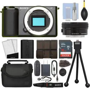 Sony ZV-E10 Mirrorless 4K Digital Camera + 16-50mm Lens Black + 16GB Kit