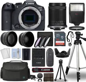 Canon EOS R7 Mirrorless 32.5 MP Digital Camera Body + 18-150mm 32GB Bundle