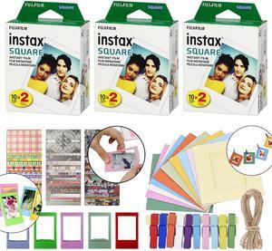Fujifilm INSTAX SQUARE Fuji Instant Film 20 Photo Exposures 10x2 Twin Pack
