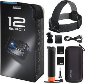 GoPro HERO12 Black 27 MP Waterproof 5.3K Camera Camcorder + Accessories Bundle