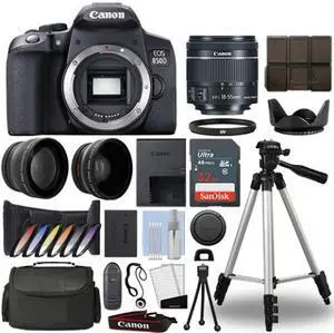 Canon EOS 850D Digital SLR Camera + 18-55mm STM 3 Lens Kit + 32GB Best Value Kit
