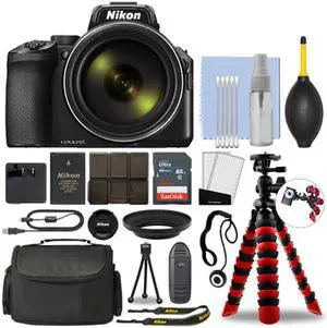 Nikon Coolpix P950 Digital Camera with 83x Zoom + Flex Tripod 32GB Accessory Kit