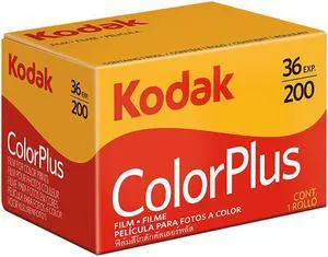 Kodak ColorPlus 200 Color Negative Film ISO 200 35mm Roll Film 36 Exposures