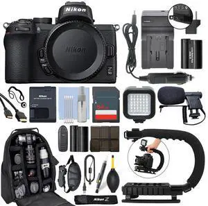 Nikon Z 6II Mirrorless 24.5 MP FX Digital Camera Body + 64GB Pro Video Kit