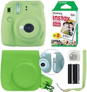 Fujifilm Instax Mini 9 Instant Film Camera Lime Green