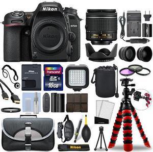Nikon D7500 Digital SLR Camera with 1855mm VR Lens  16GB Mega Accessory Bundle