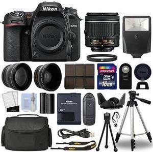 Nikon D7500 Digital SLR Camera  1855mm VR 3 Lens Kit  16GB Top Value Bundle