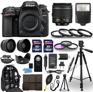 Nikon D7500 DSLR Camera + 18-55mm NIKKOR Lens + 30 Piece Accessory Bundle