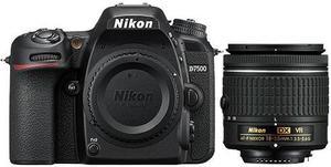 Nikon D7500 20.9MP Digital SLR Camera Body + 18-55mm f/3.5-5.6G VR AF-P DX Lens