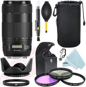 Canon EF 70-300mm f/4-5.6 IS II USM Lens + Filter Kit + Accessory Kit