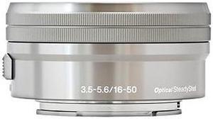 Sony E PZ 16-50mm f/3.5-5.6 OSS Lens for Sony E-Mount Cameras Silver